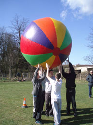 Earth Ball and Parachute Games